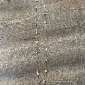 Brighton mediterranean Gray pearl long necklace